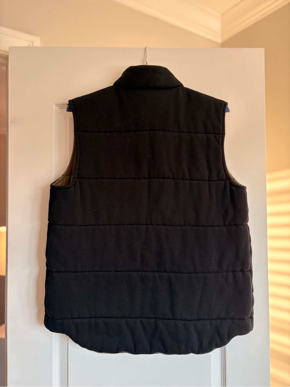 Polo Ralph Lauren Men’s Black Quilted Puffer Vest Red Pony Size M - Picture 3 of 5